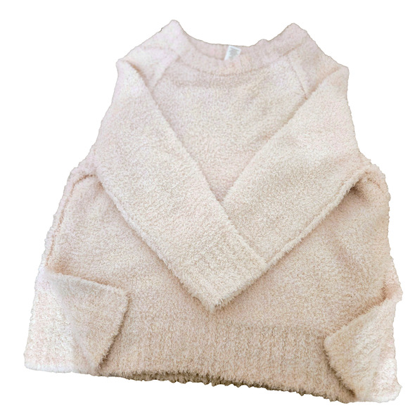 Altar'd state oversized white fuzzy sweater S Boho - Picture 8 of 14